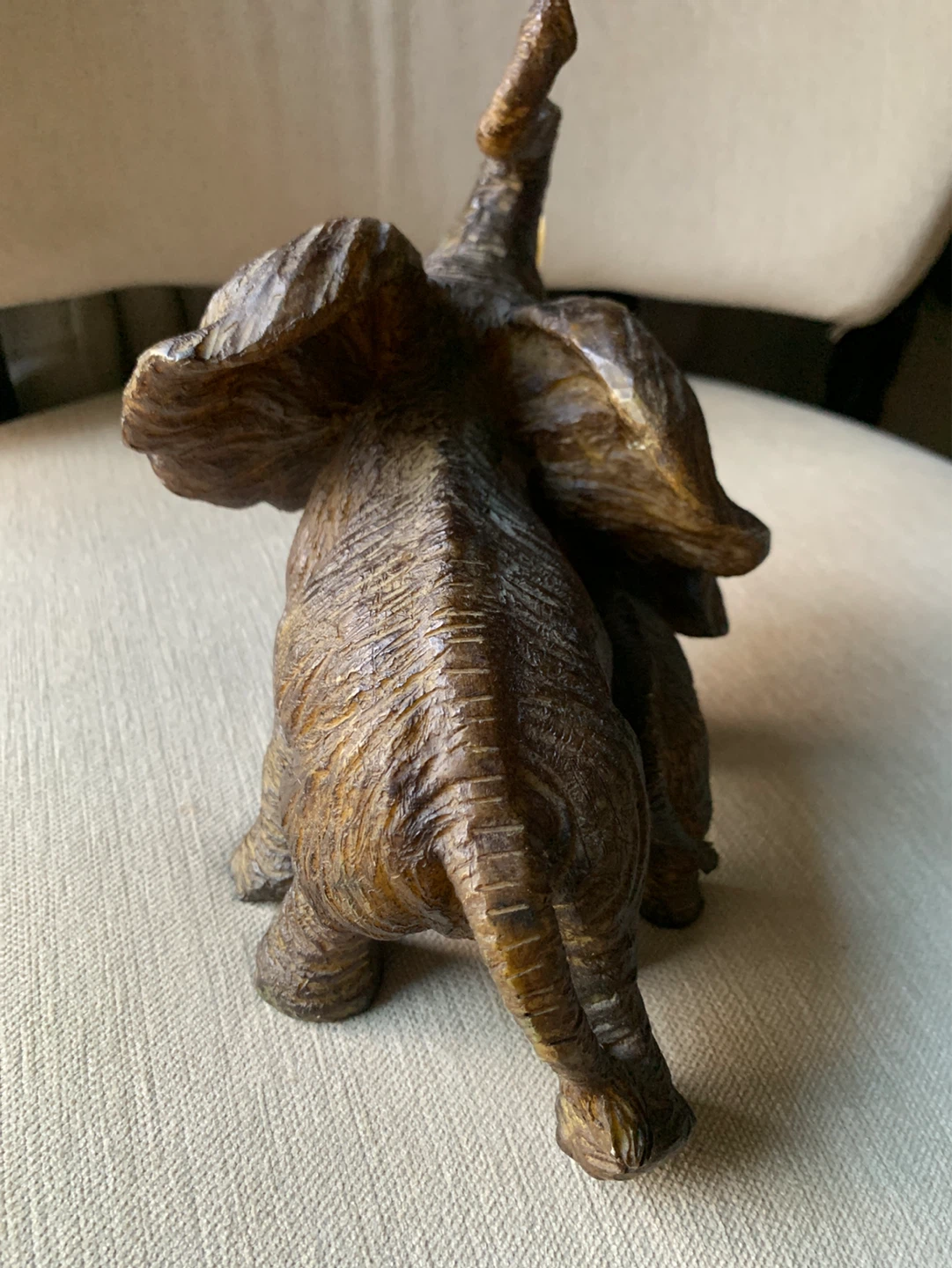 Very Unique Elephant Figurine with Baby - photo 4