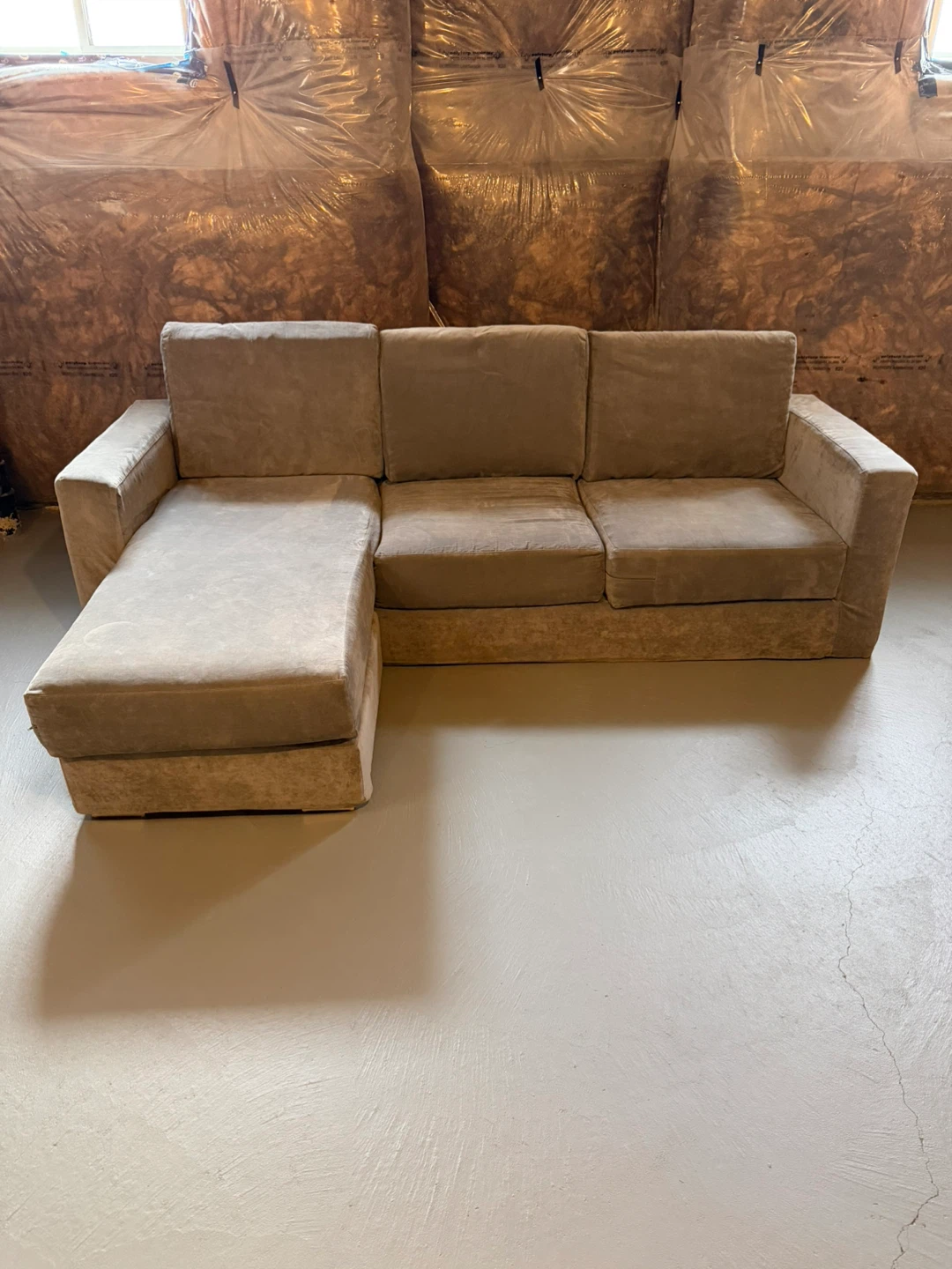 Grey Sectional Sofa with Chaise - photo 2