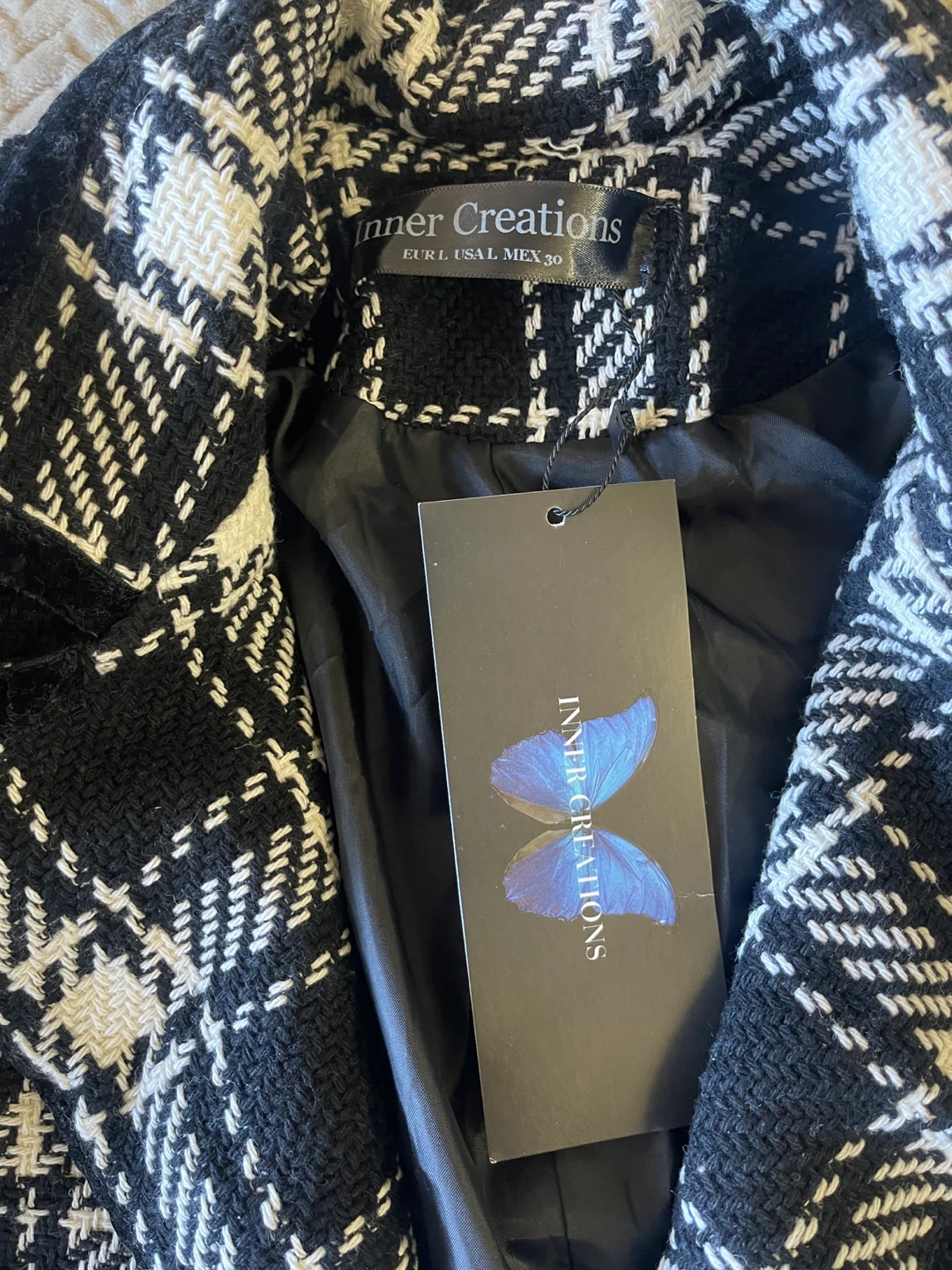 Inner Creations Plaid Blazer - photo 4