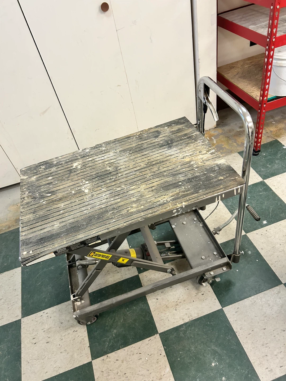 Pittsburgh Automotive Hydraulic Table Cart