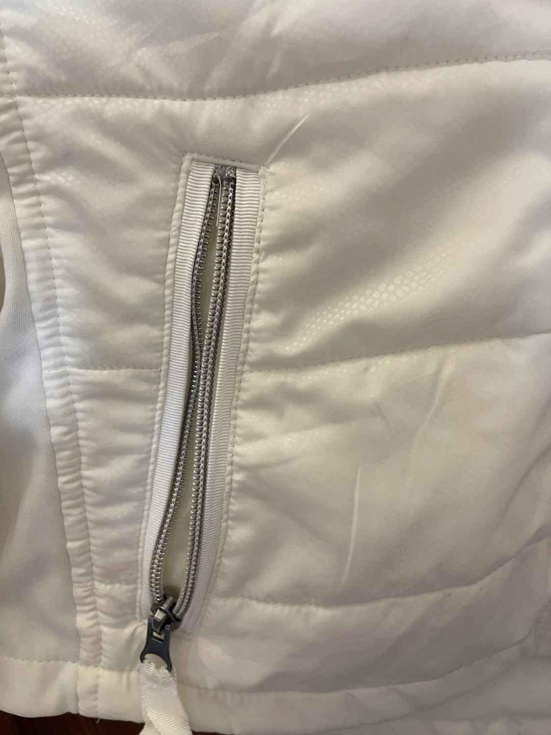 Express White Quilted Jacket - Size M - photo 5