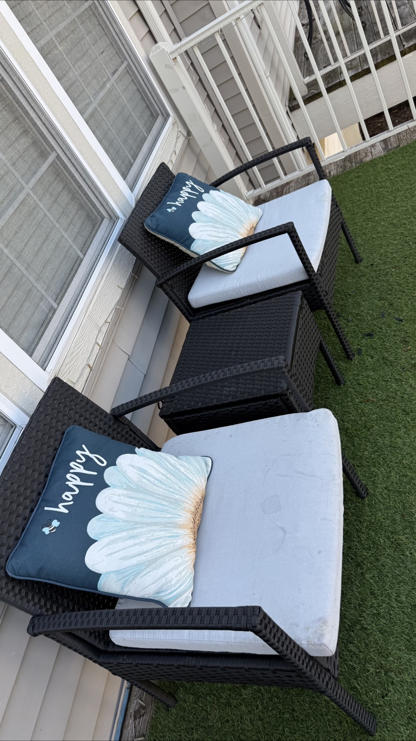 Wicker Patio Set with Cushions - photo 2