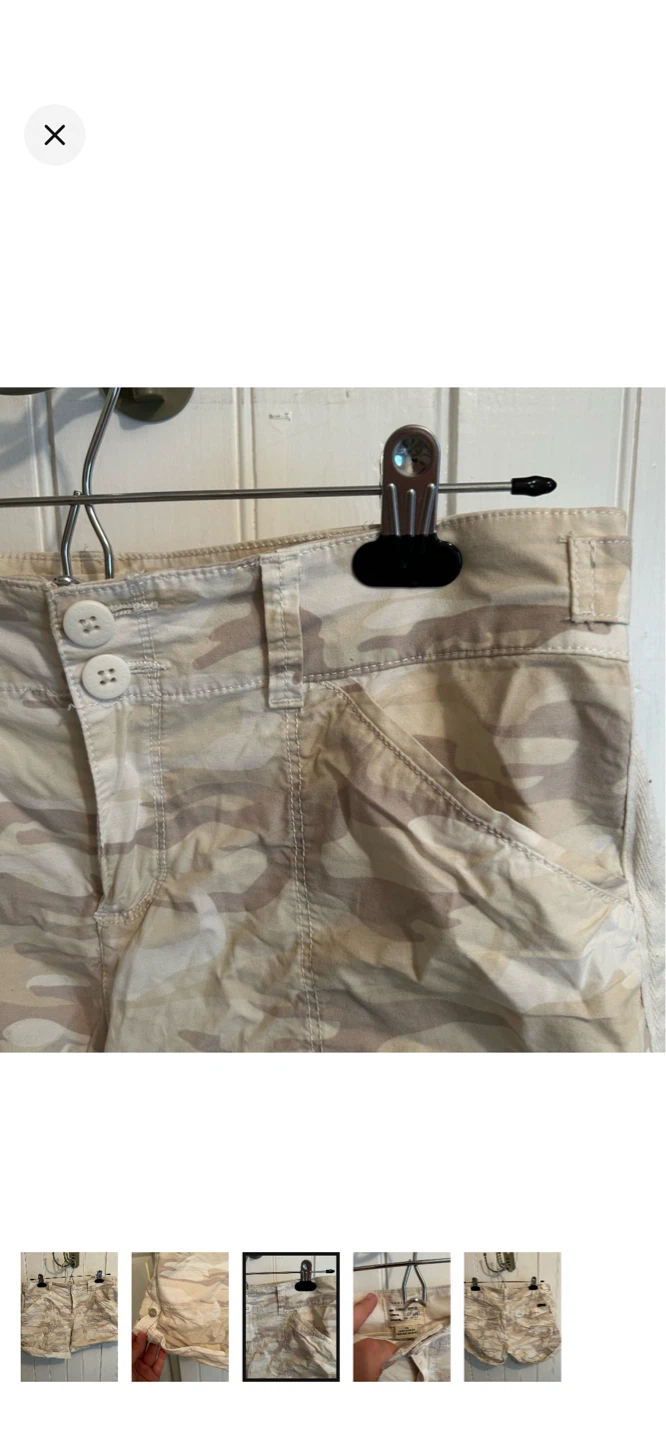 Sanctuary Camo Cargo Shorts Size 29 - photo 3