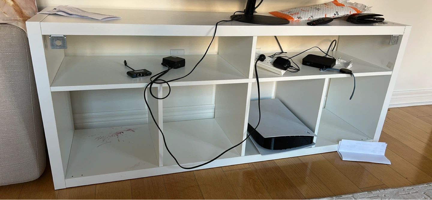 White Cube Storage Unit