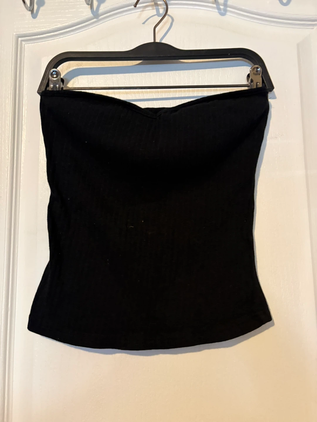 Black Strapless Tube Top