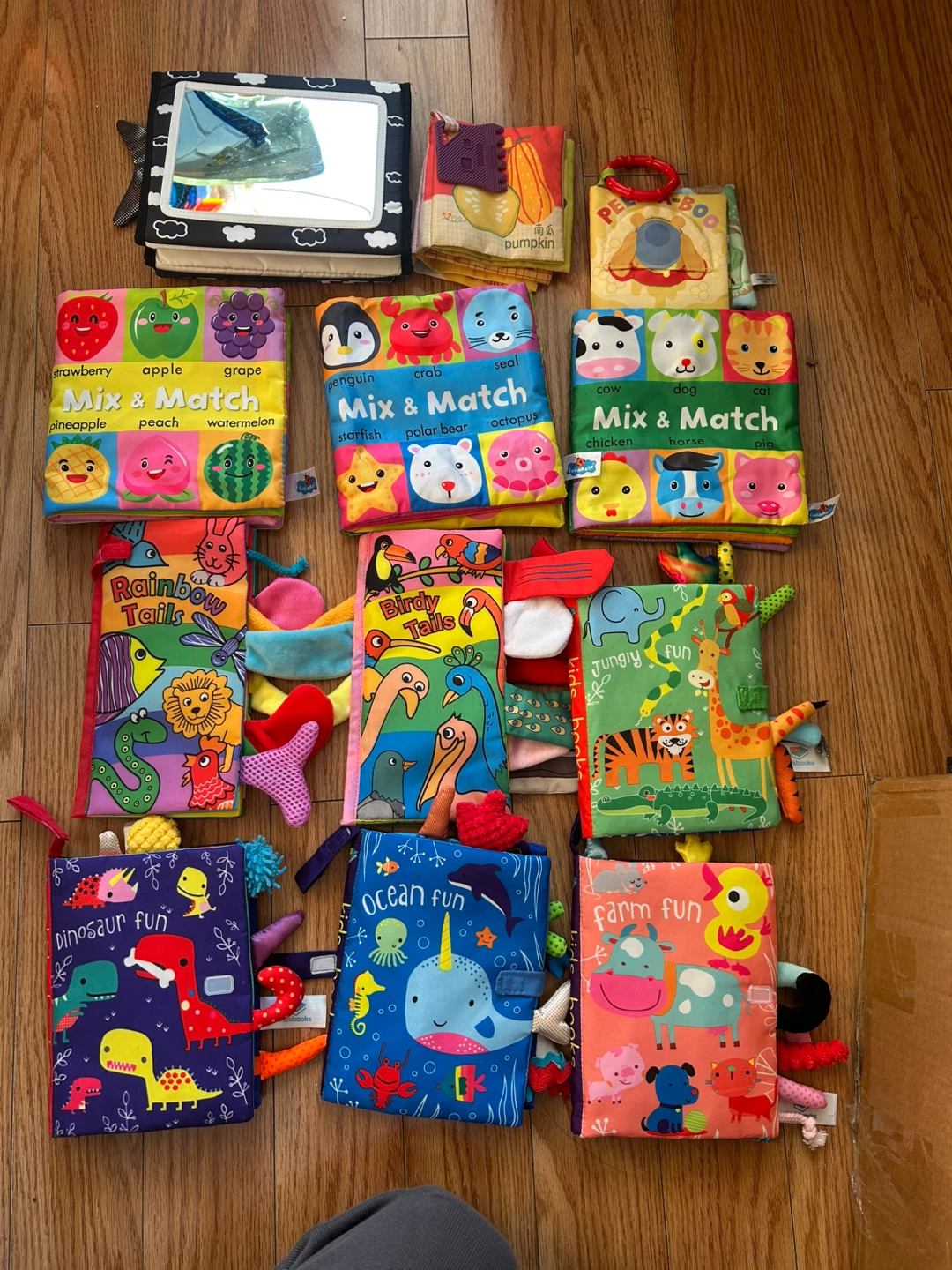 New Baby Fabric Book Bundle 12 pieces in the set
