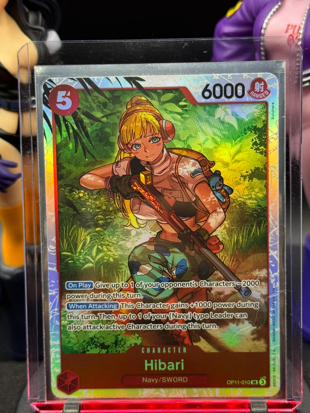 One Piece Card Game Hibari OP11-010 SR AA - photo 2