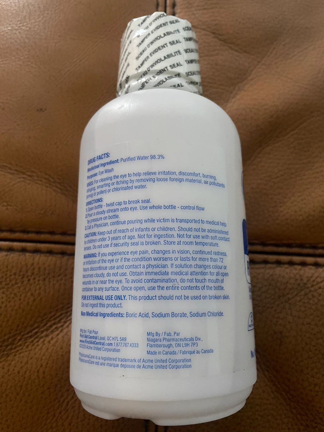 Physicians Care Eyewash Solution 500 mL - photo 3