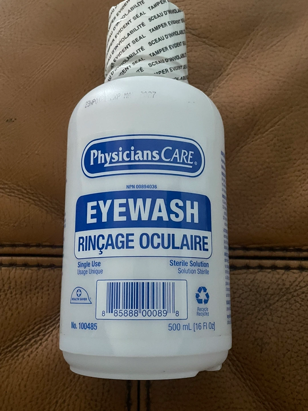 Physicians Care Eyewash Solution 500 mL