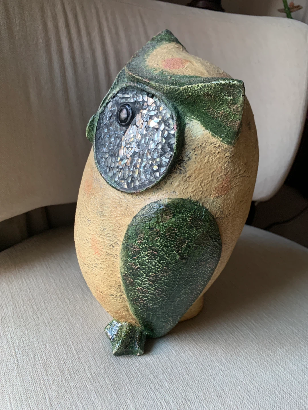 Cluster of Glass Eyes Decorative Owl Figurine - photo 2