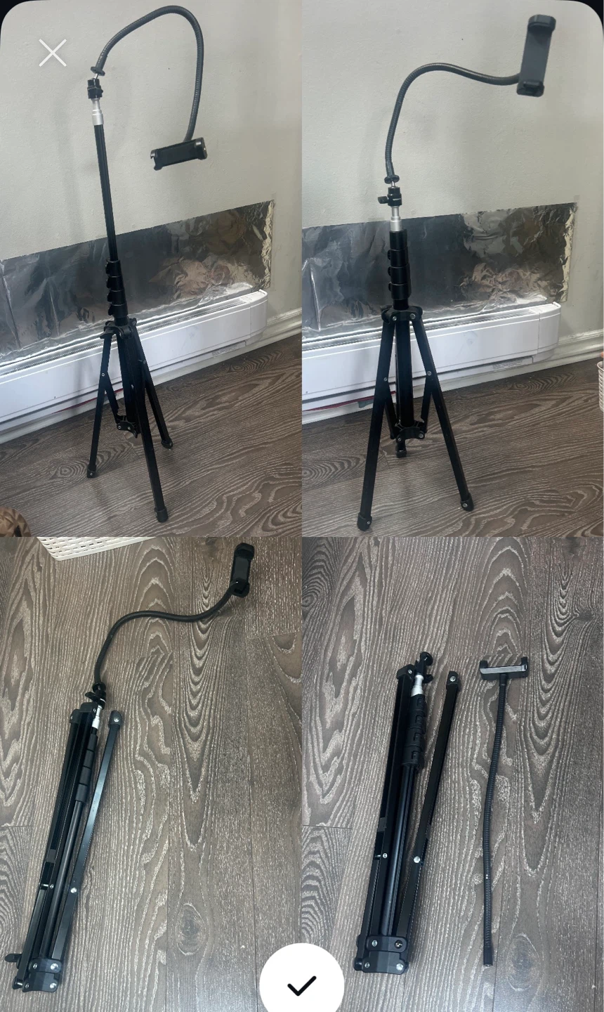 Black Flexible Phone Tripod Mount Stand - photo 4