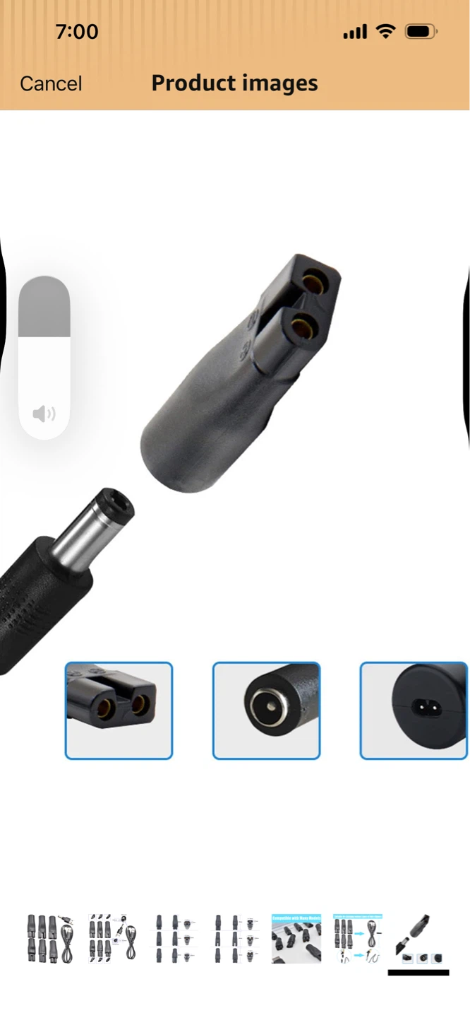 New- of 4 Black Power Adapter Connectors - photo 2