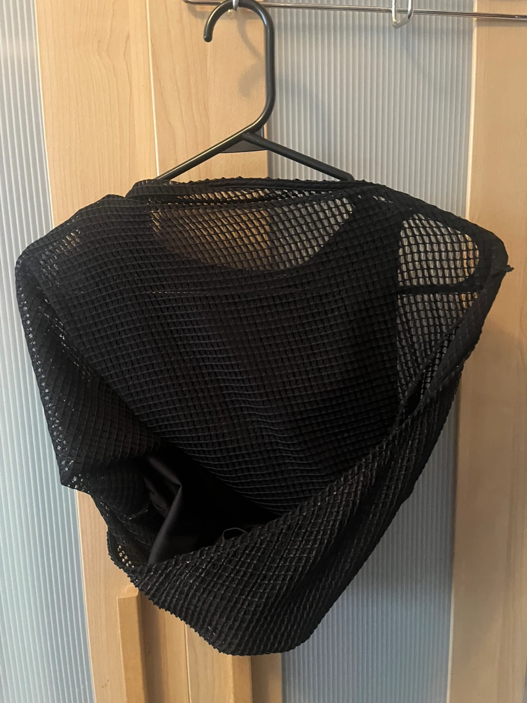 Black Mesh Tank Top, Medium - photo 5
