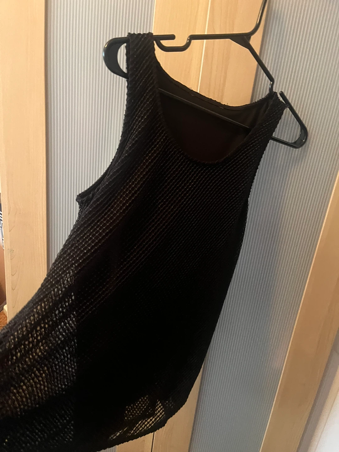 Black Mesh Tank Top, Medium - photo 4