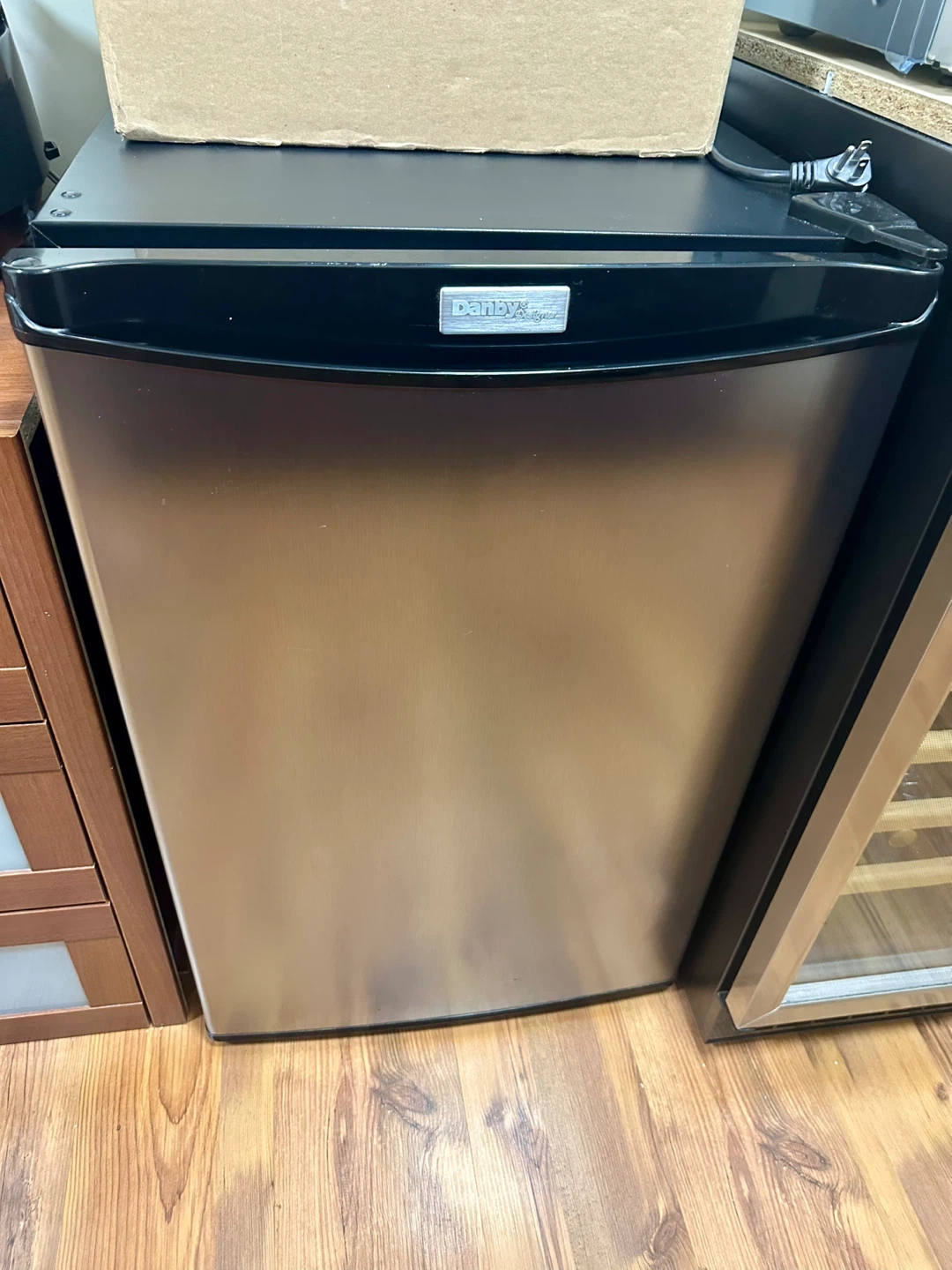 Danby DCR122BSSLDD Compact Mini Refrigerator Fridge