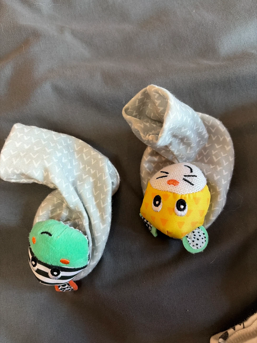 Infantino Socks with Animal rattles