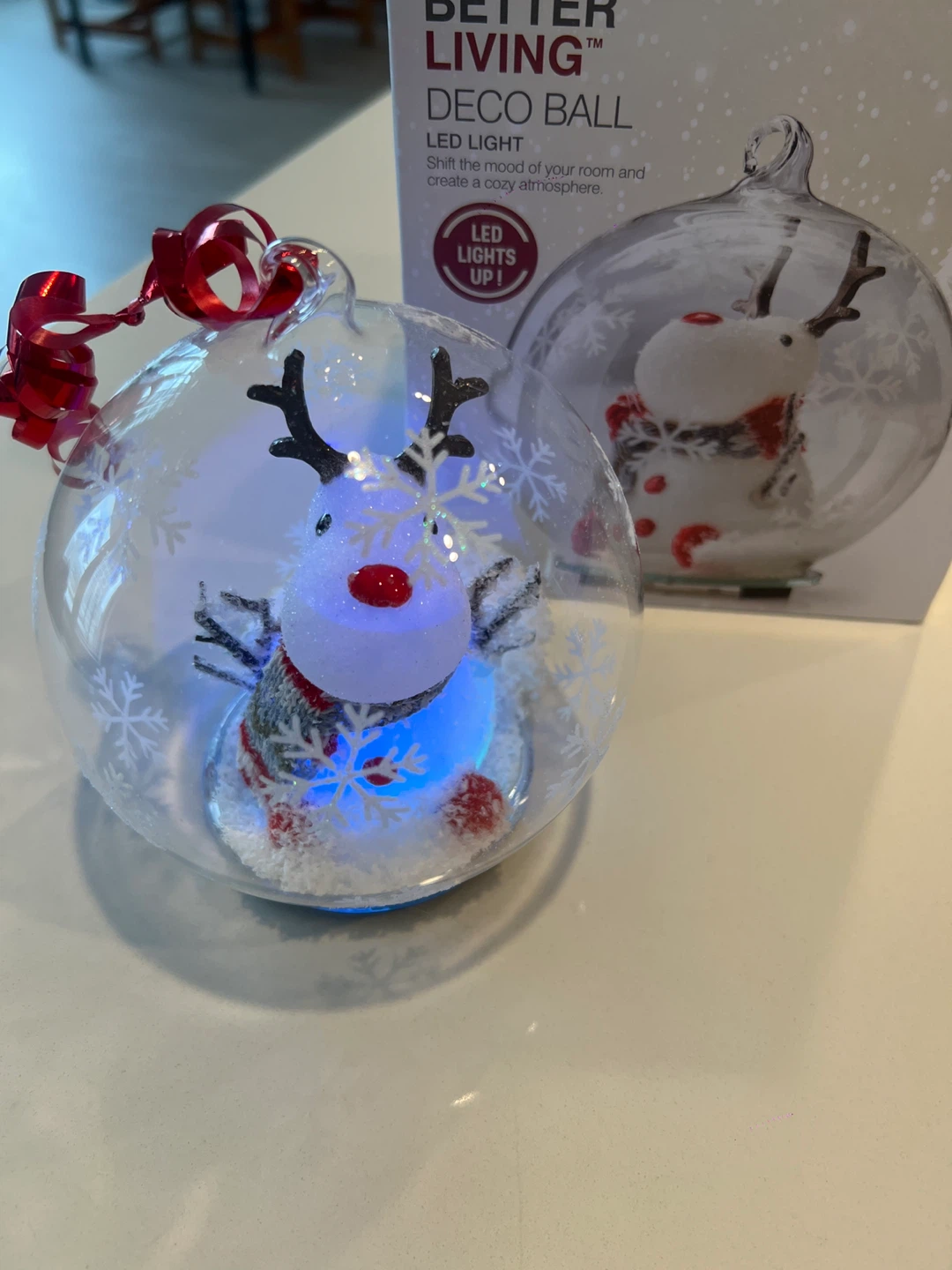 Better Living LED Deco Ball Christmas Reindeer - photo 2