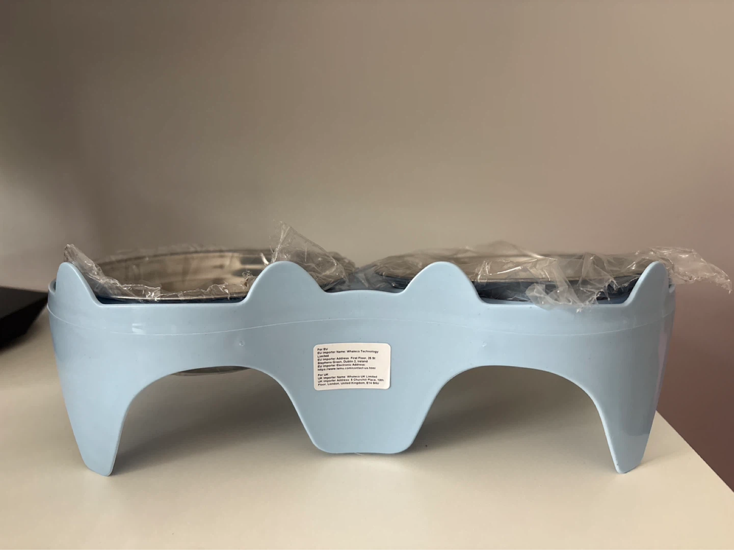 Light Blue Pet Feeder Bowls Set - photo 3