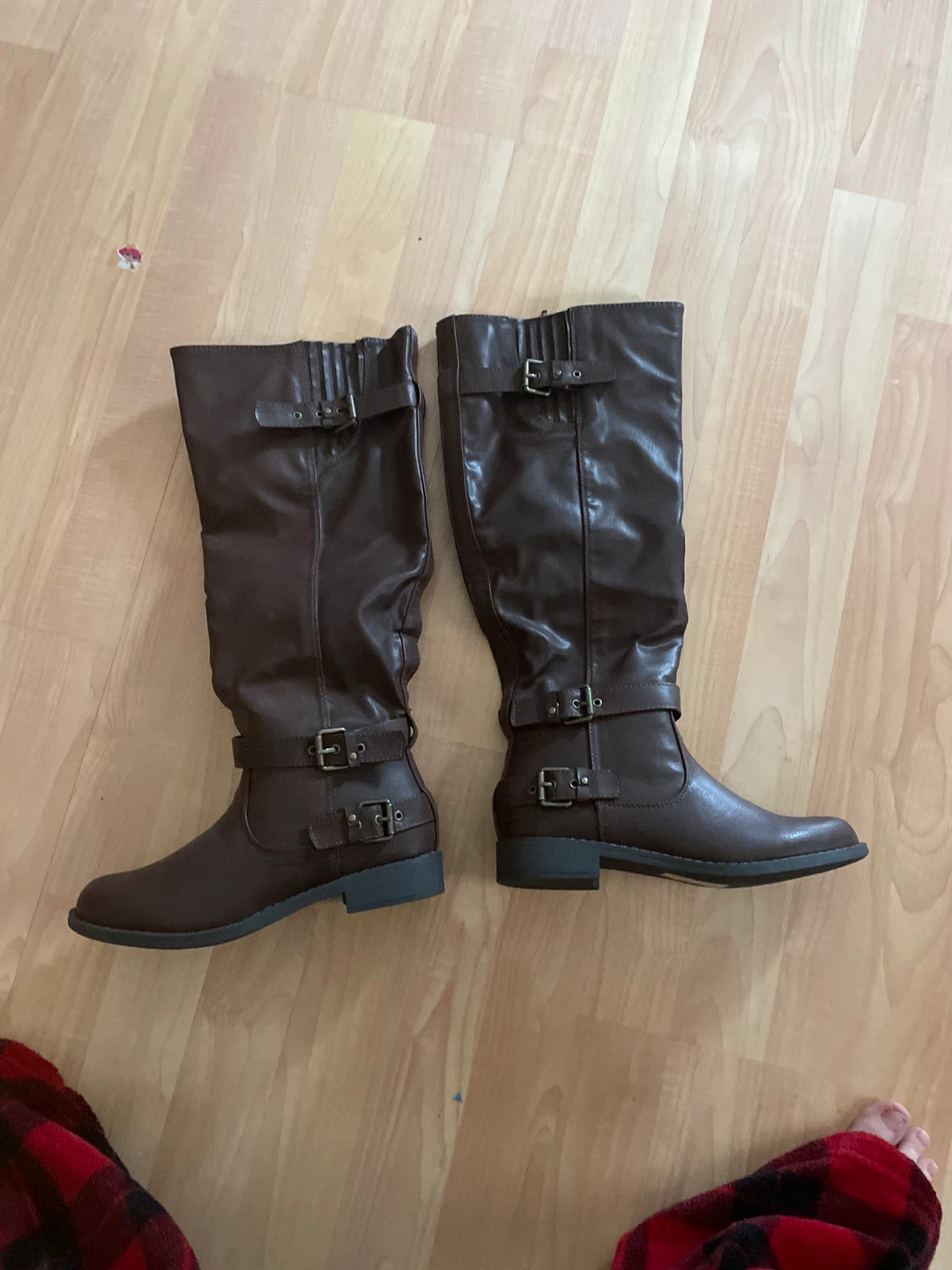 Brown Knee-High Boots