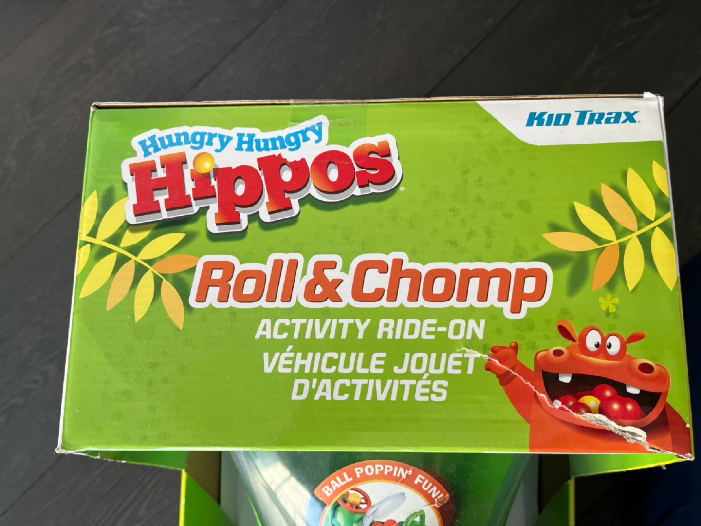 Hungry Hungry Hippos Roll & Chomp Activity Ride-On Toy