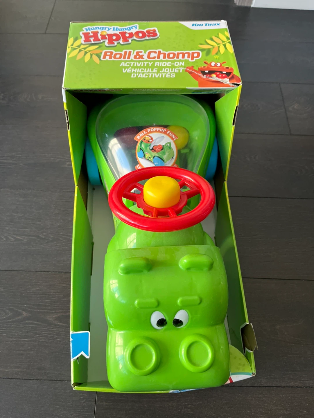 Hungry Hungry Hippos Roll & Chomp Activity Ride-On Toy - photo 2