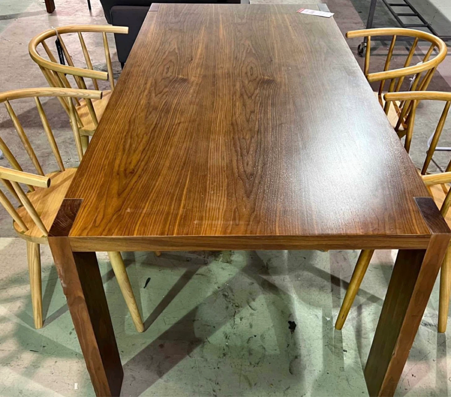 Solid Wood Dining Table - photo 2