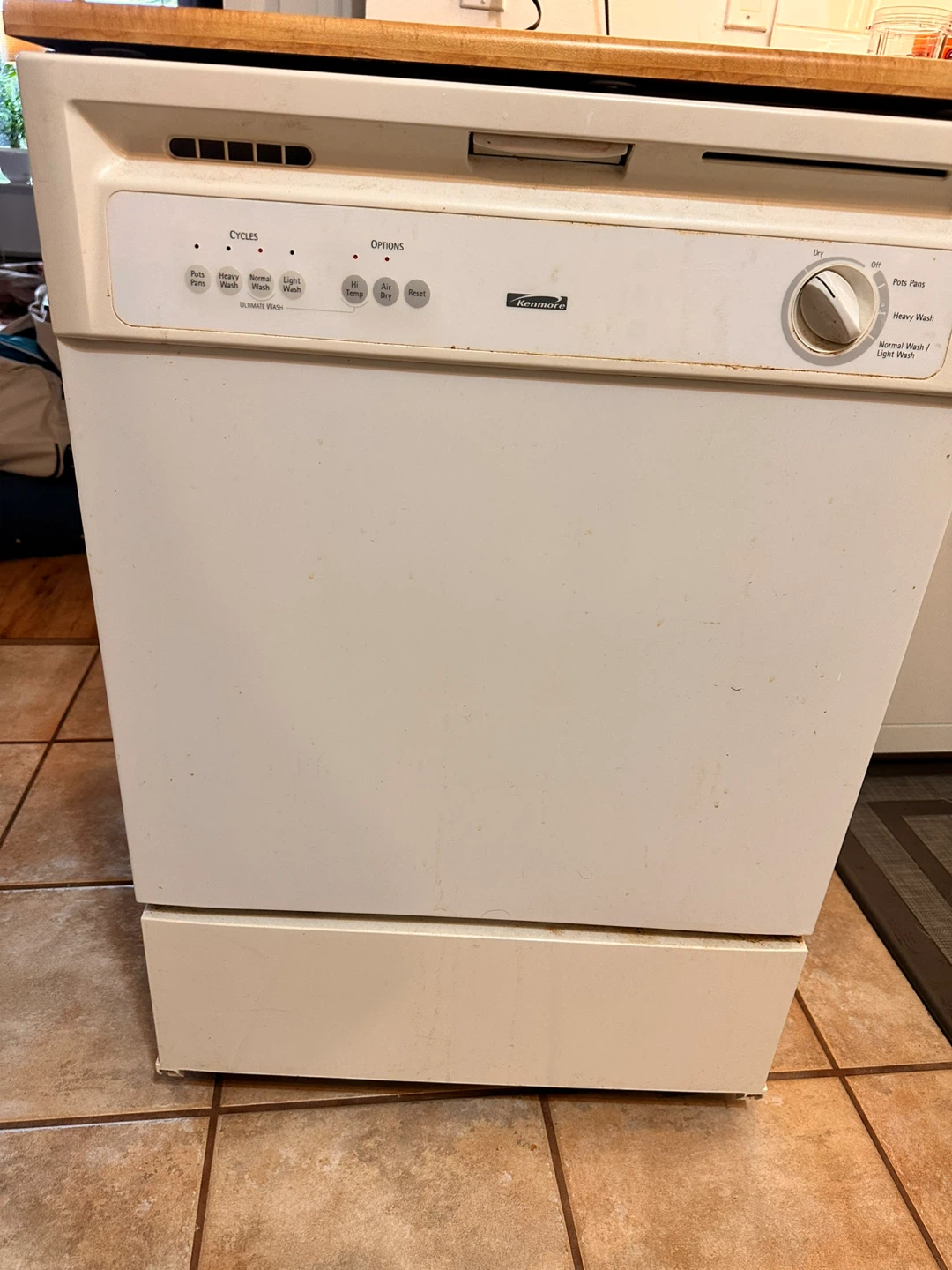 Kenmore White Dishwasher
