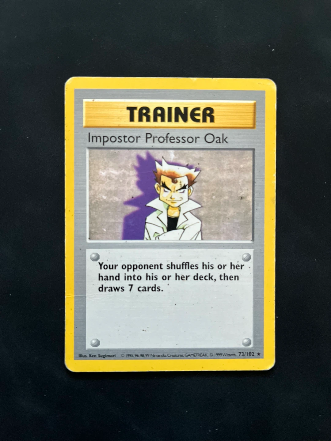Pokemon - Impostor Professor Oak (Shadowless)
