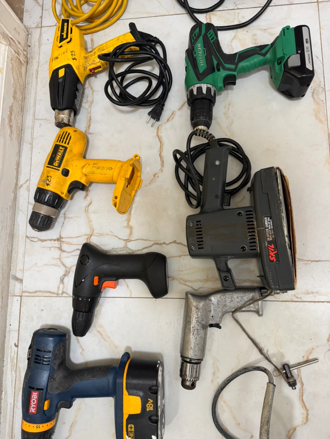 Assorted Power Tools: Dewalt, Hitachi, Ryobi, SKIL - photo 3
