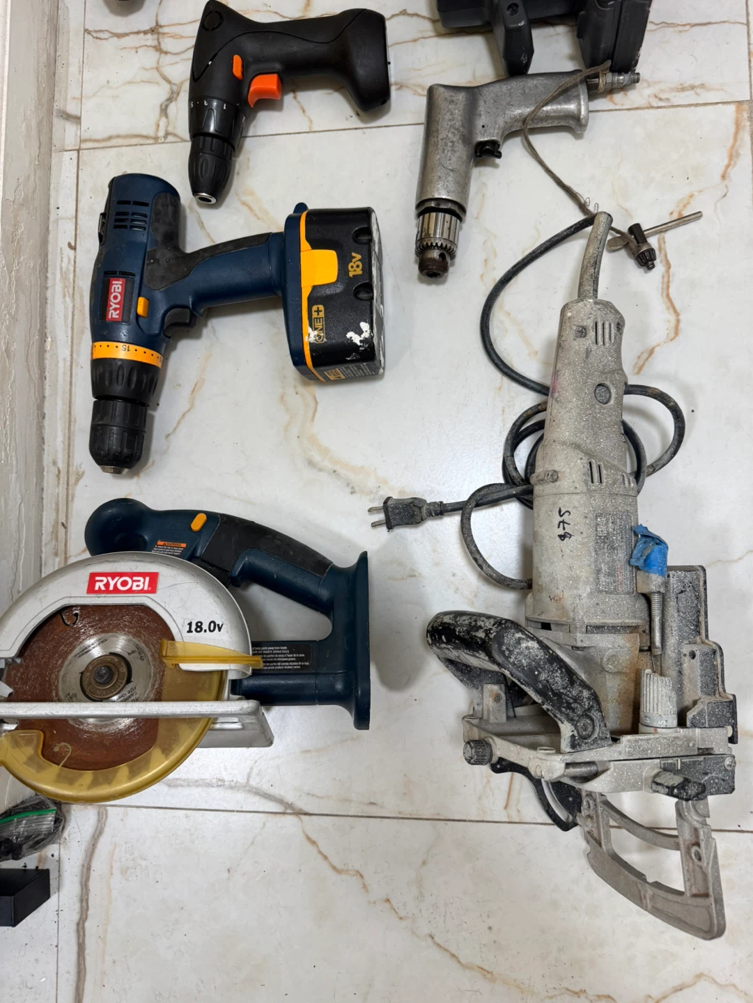 Assorted Power Tools: Dewalt, Hitachi, Ryobi, SKIL - photo 2