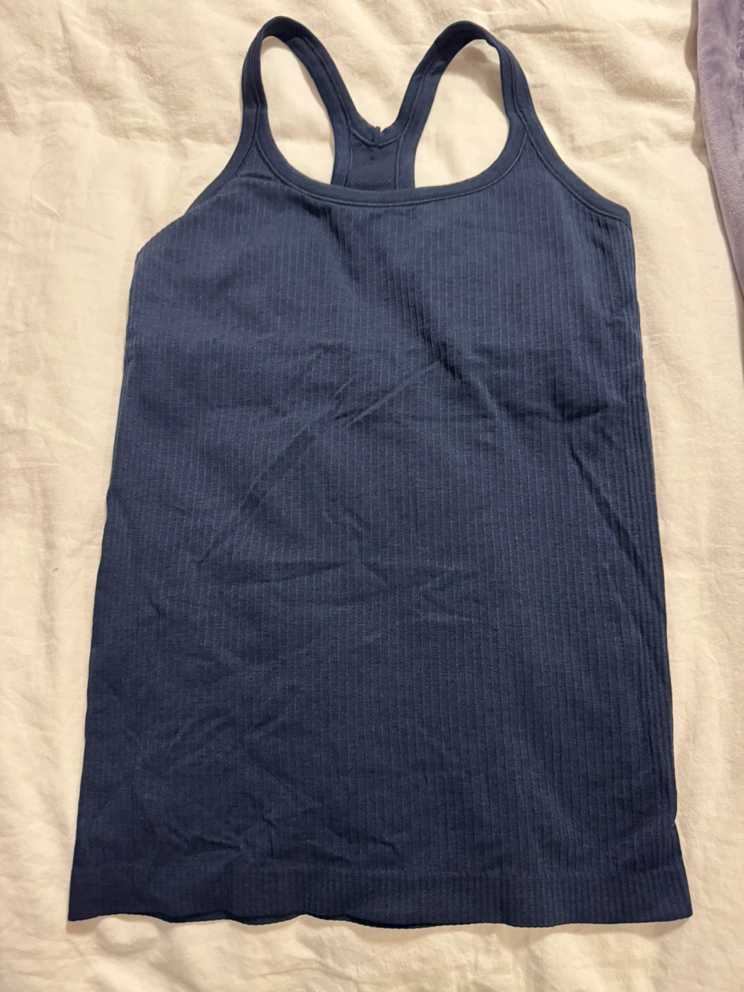 Excellent Condition Lululemon Tank Top Navy Blue Size 6