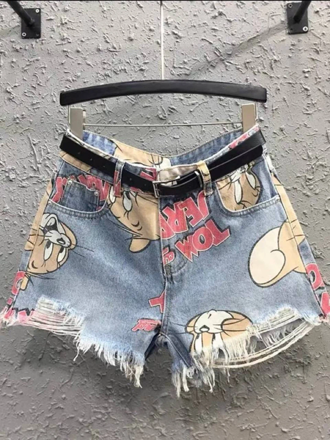 Tom and Jerry Denim Shorts