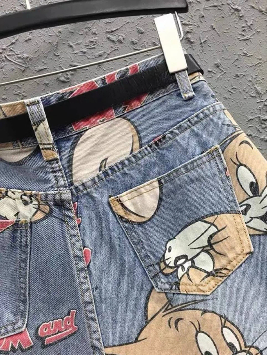 Tom and Jerry Denim Shorts - photo 4