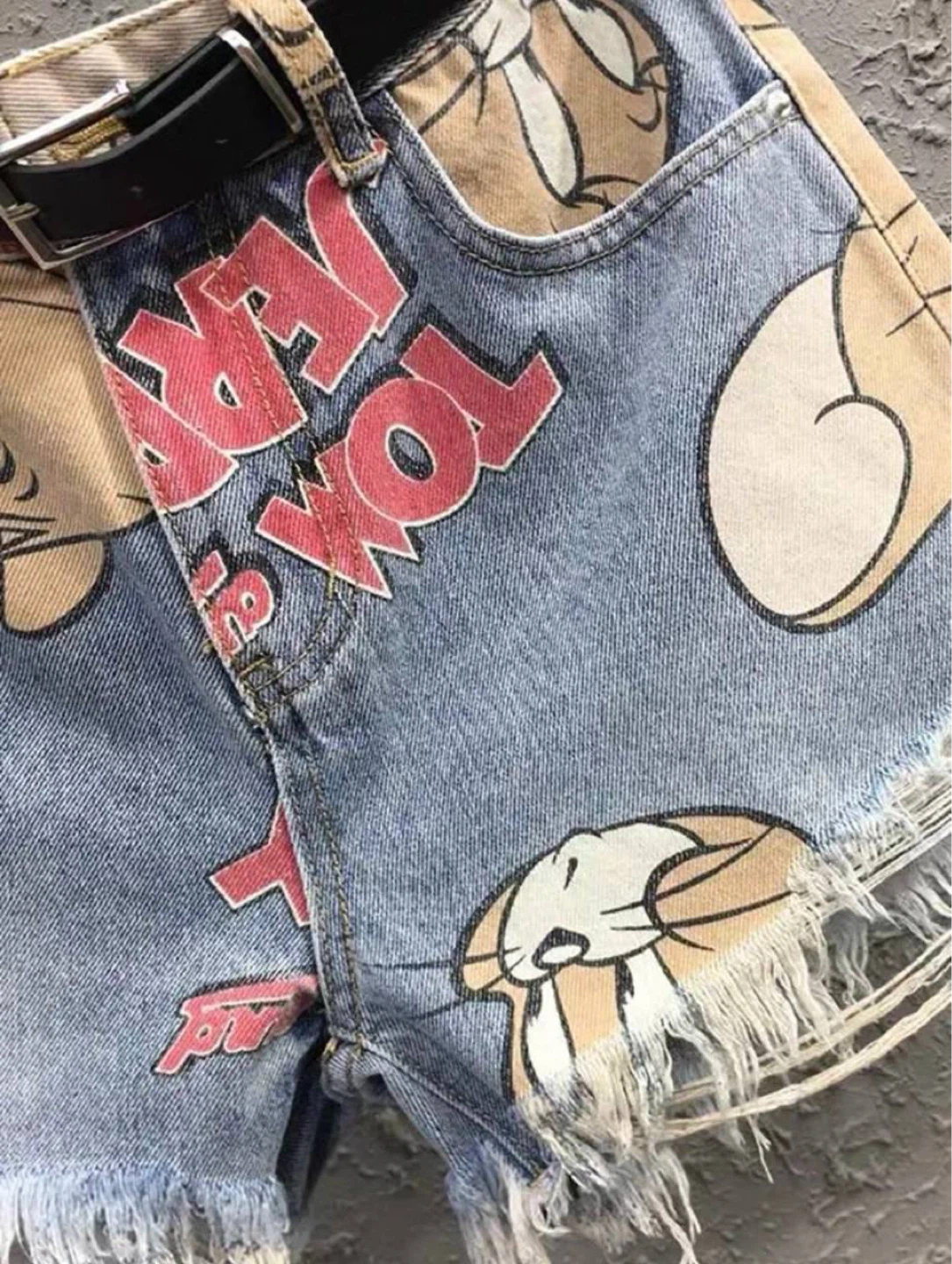 Tom and Jerry Denim Shorts - photo 3