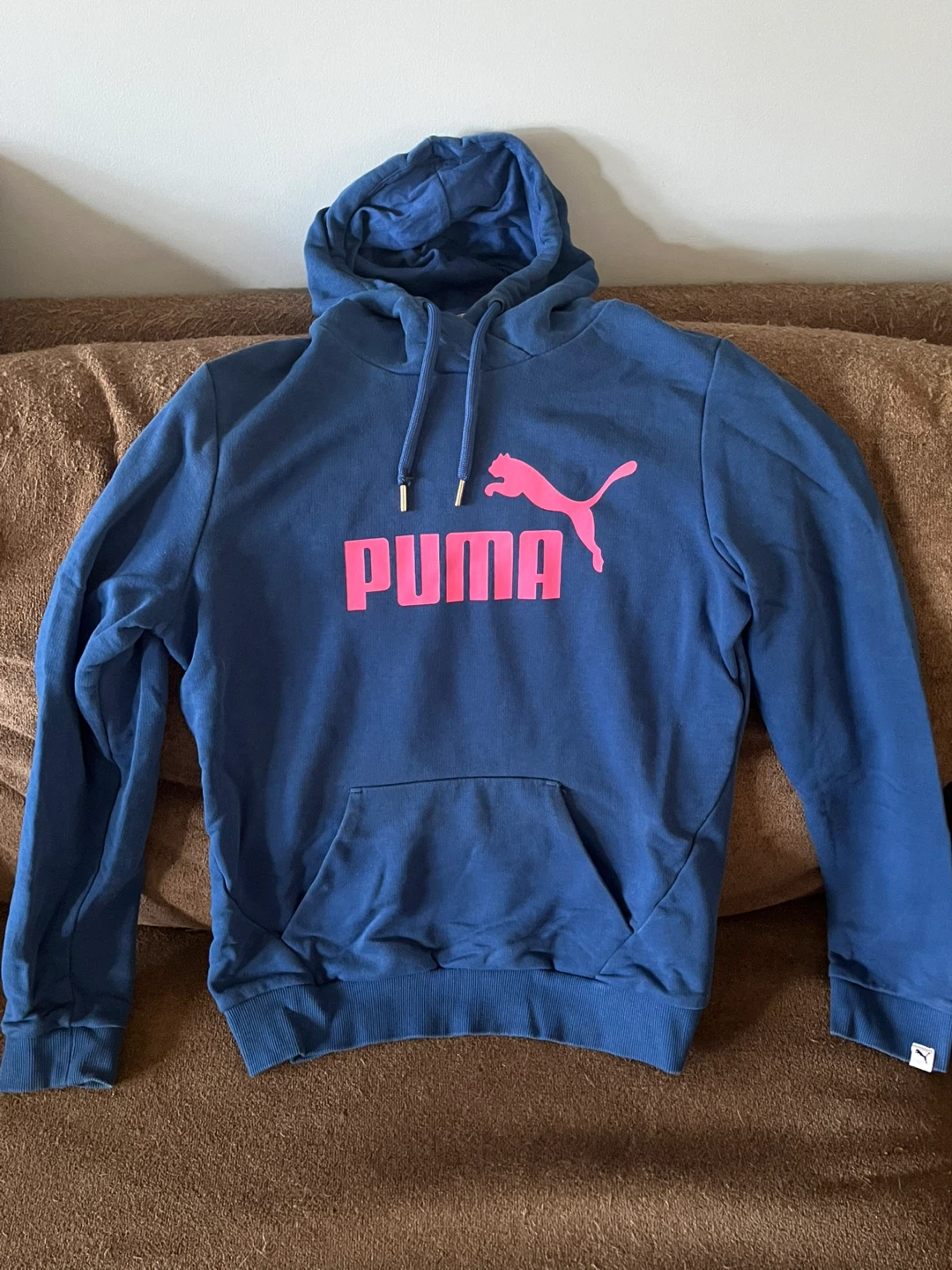 Puma Blue Hoodie - Size M