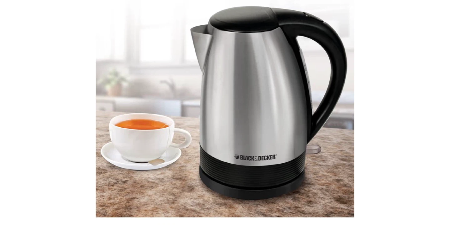brand new Black & Decker Stainless Steel Electric Kettle - photo 2
