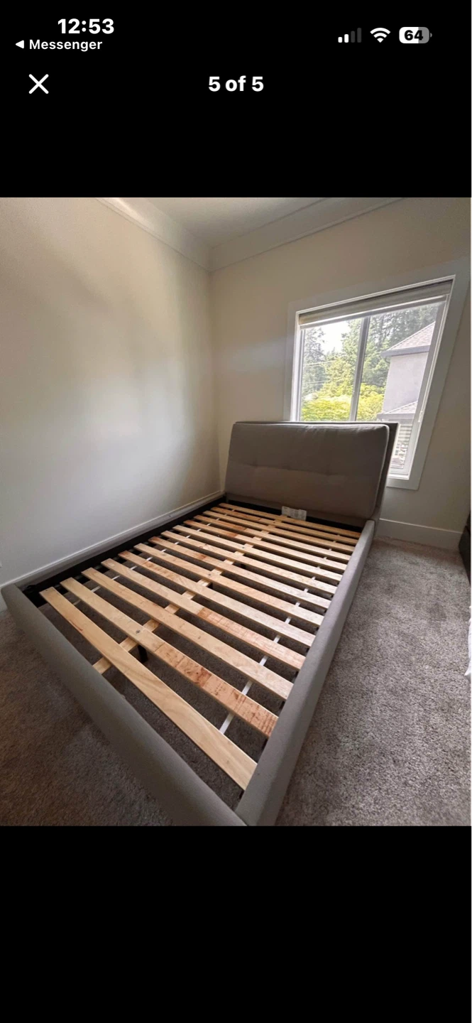 Queen Bed Frame with Headboard