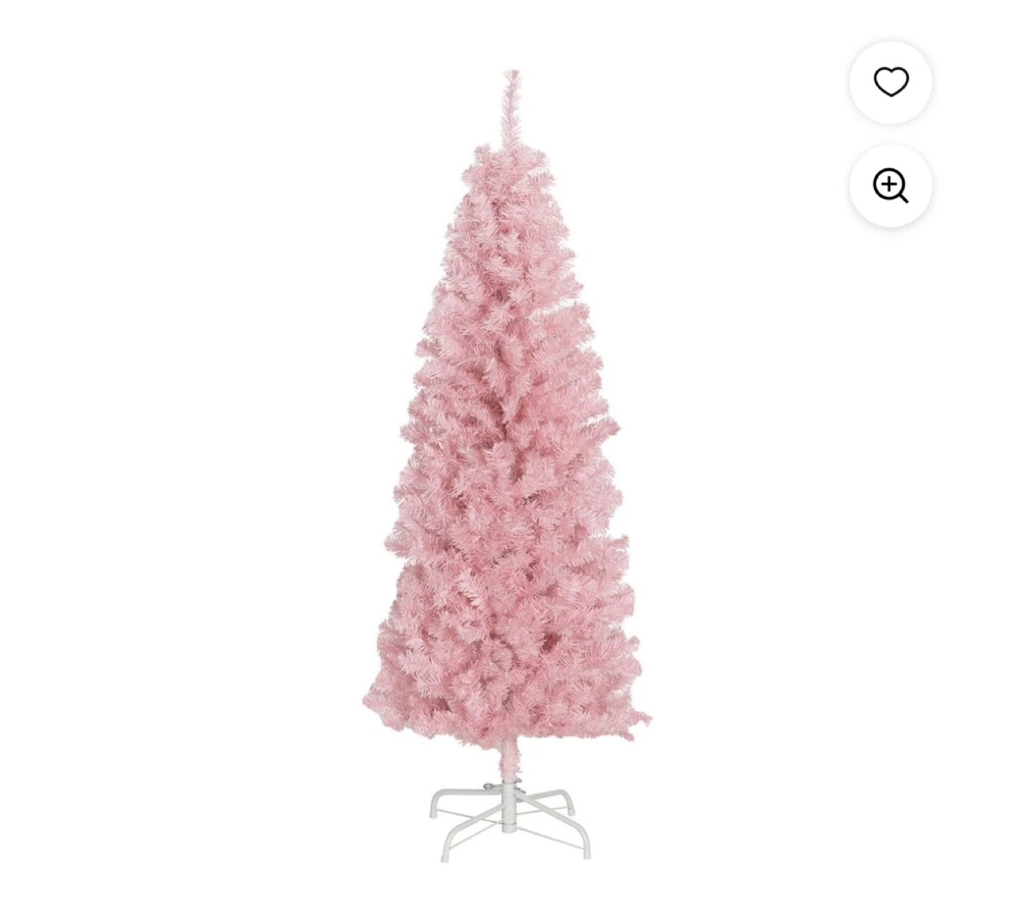 Pink Artificial Christmas Tree - 5ft
