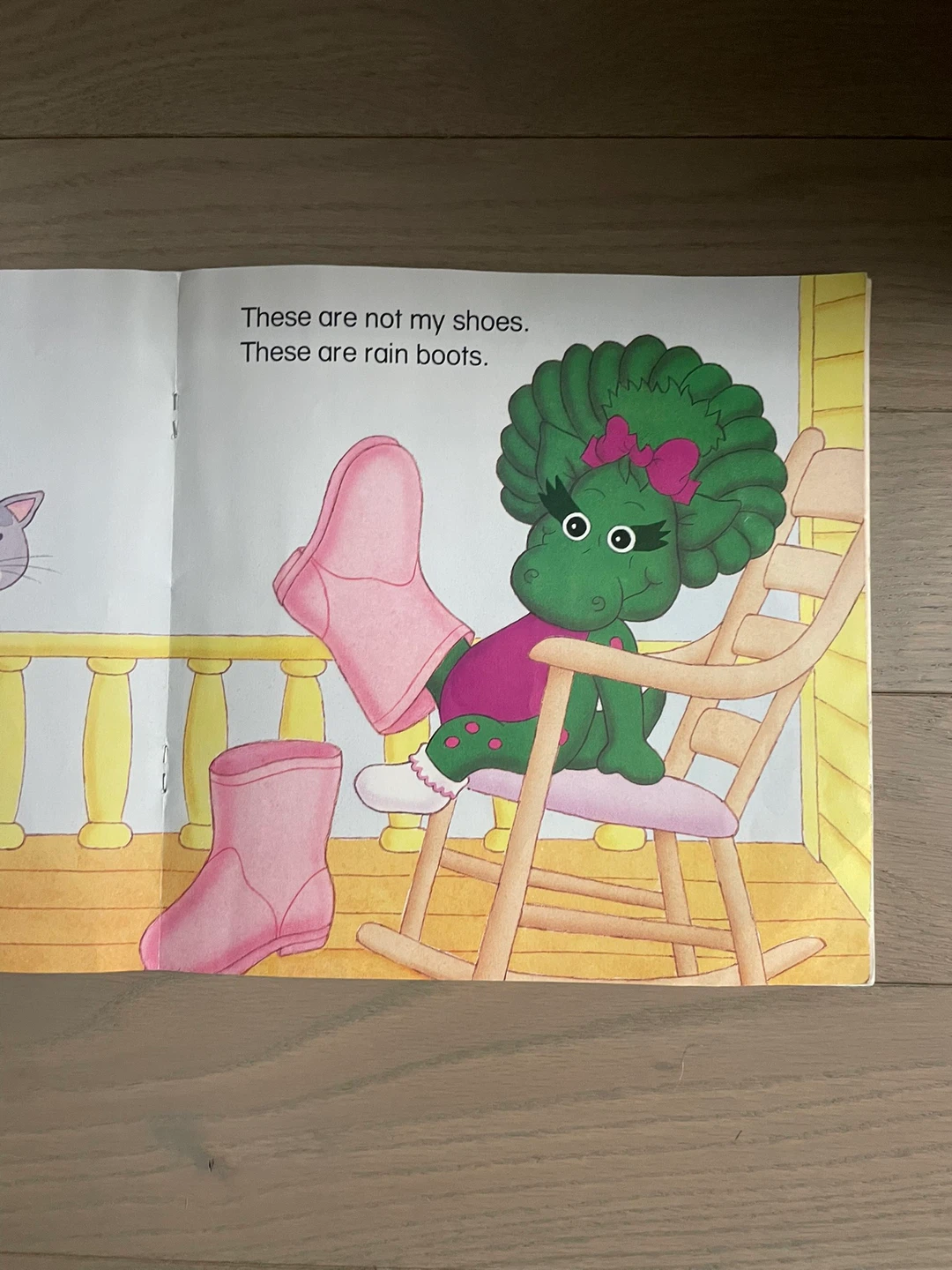 🆓 Barney Where Are My Shoes? Children's Book - photo 2
