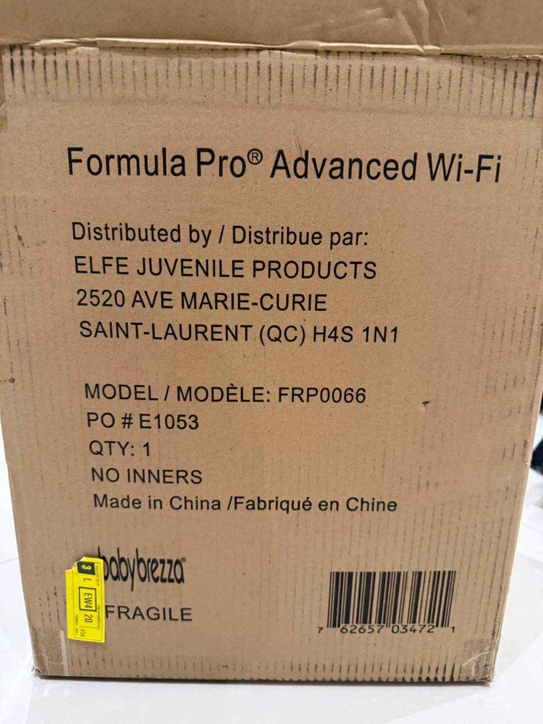 Baby Brezza Formula Pro Advanced WiFi - FRP0066 - photo 3