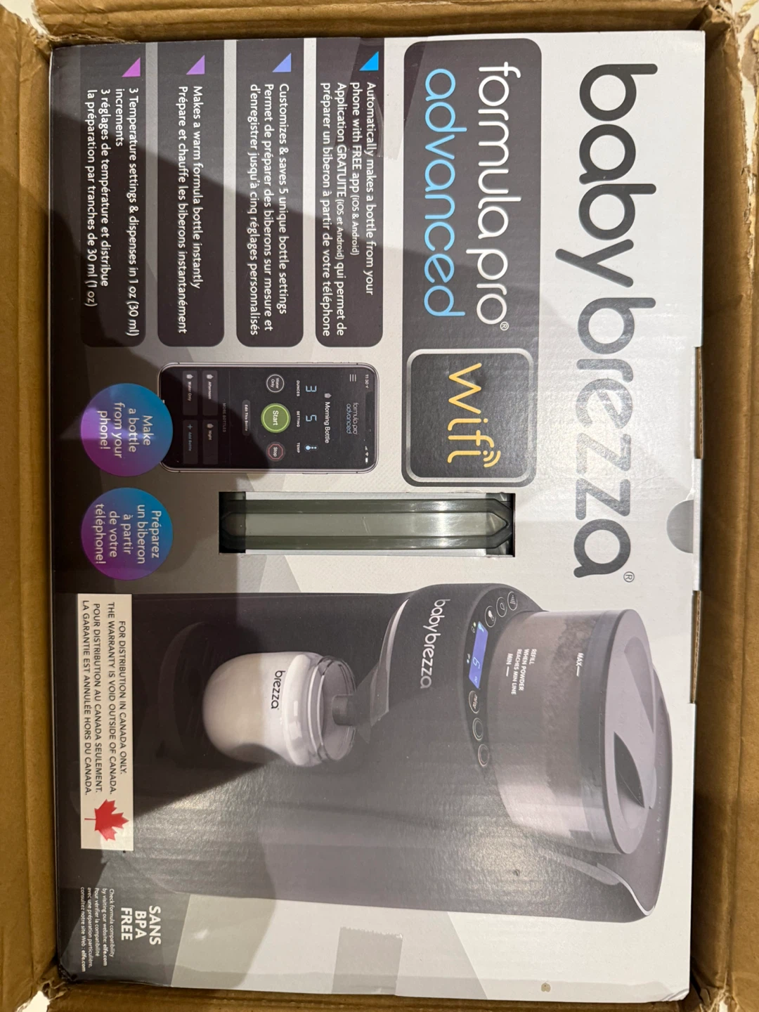 Baby Brezza Formula Pro Advanced WiFi - FRP0066