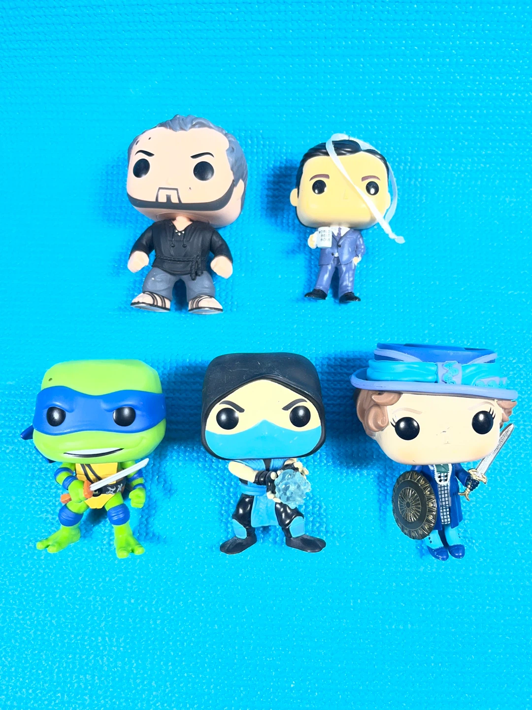$10 FOR 5 Funko Vinyl Figures - The Office, TMNT, Mortal Kombat