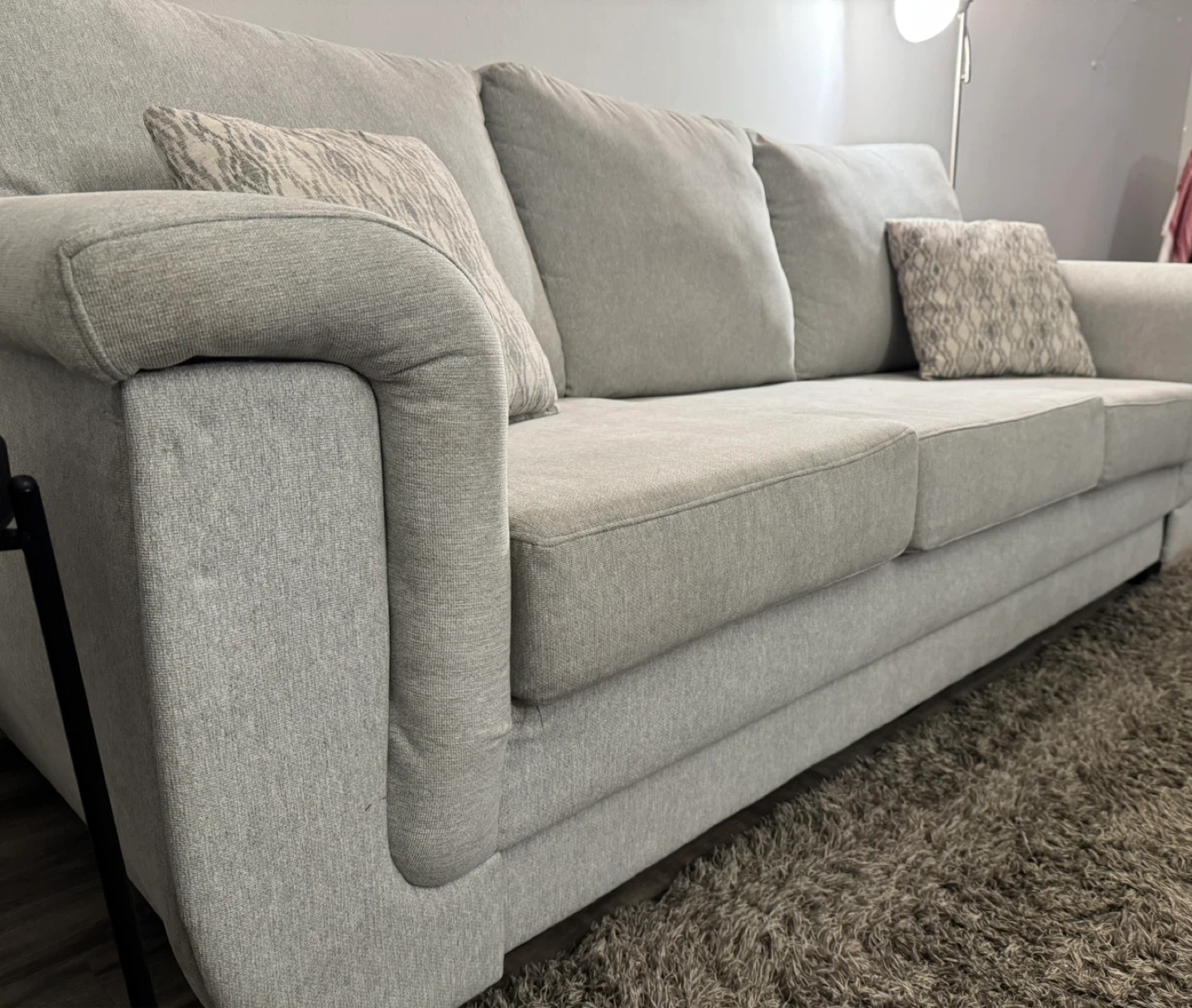 White/pearly sofa’s 2 - 3 seating - photo 2