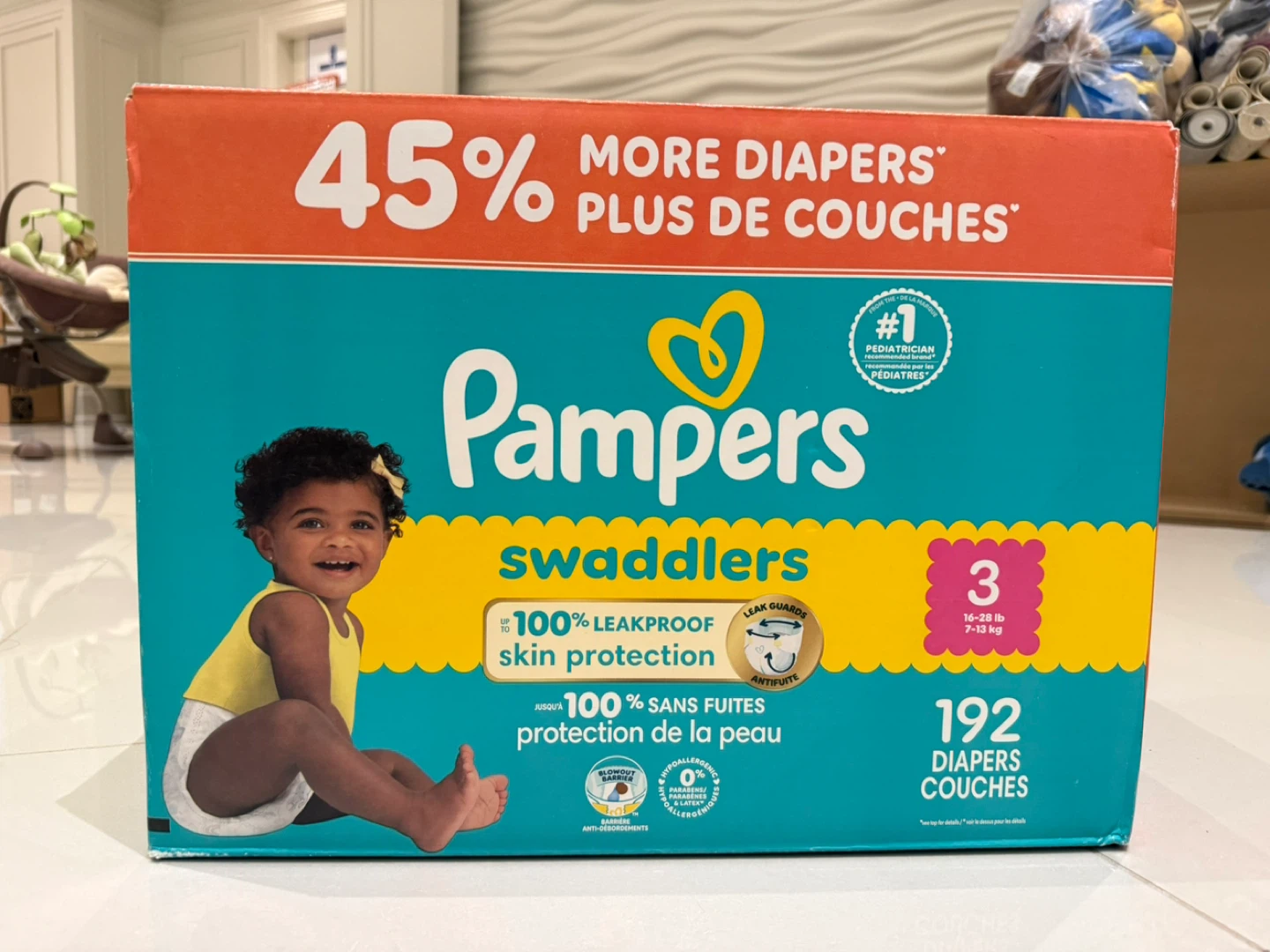 Pampers Swaddlers Diapers Size 3 - 192 Count