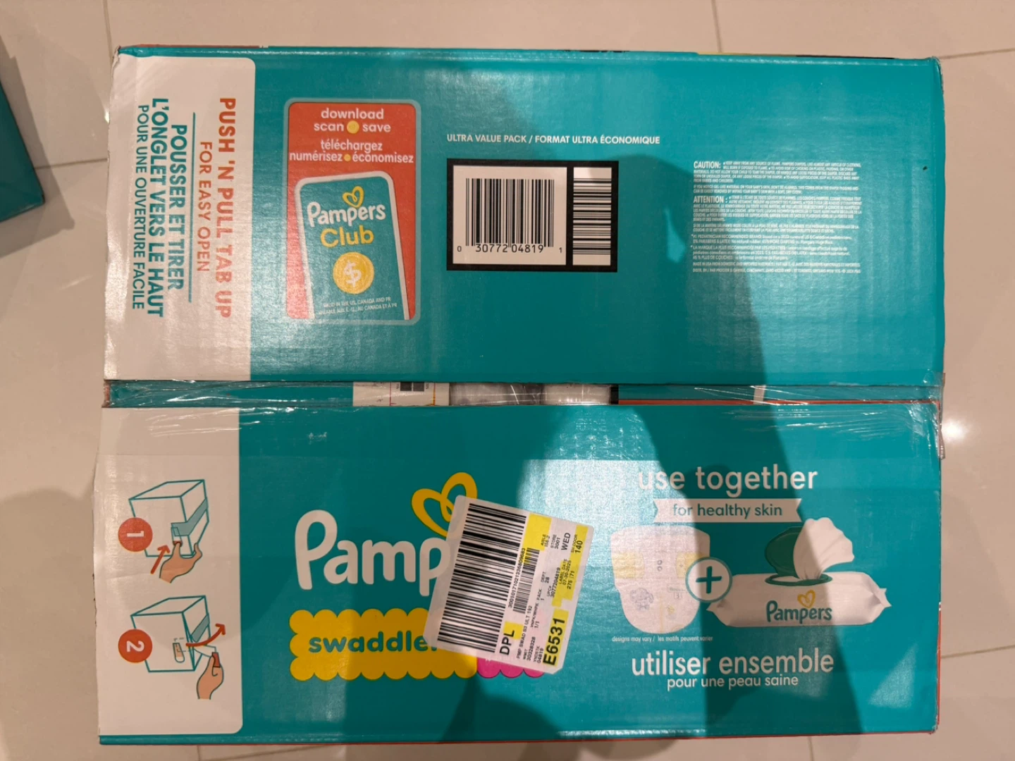 Pampers Swaddlers Diapers Size 3 - 192 Count - photo 2
