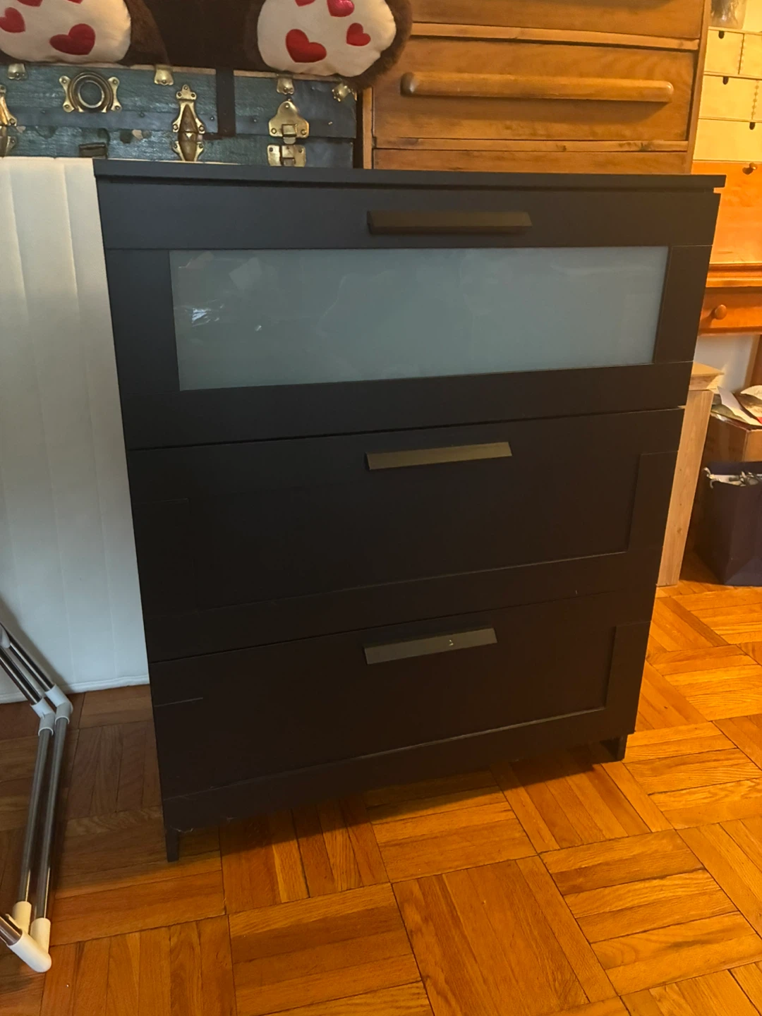 IKEA BRIMNES 3-drawer chest, black - photo 3