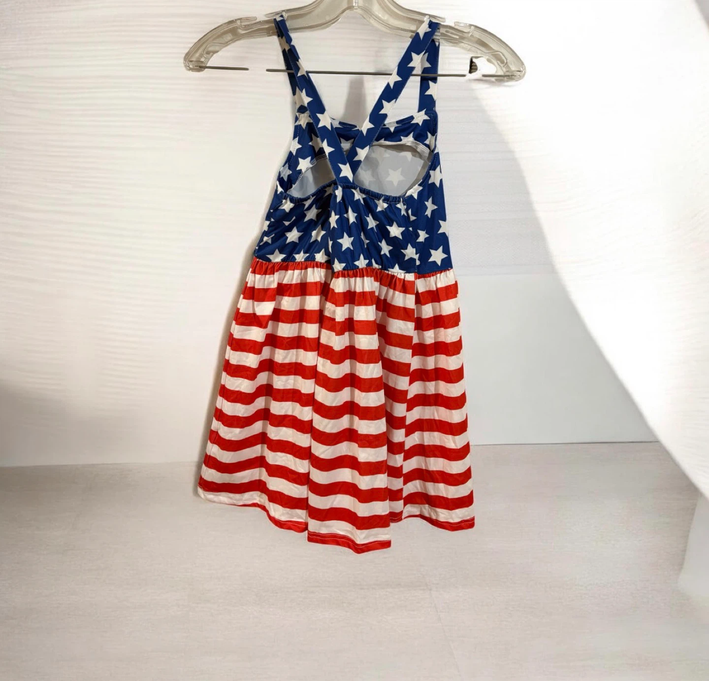 Kids American Flag Dress Size 7Y - photo 2