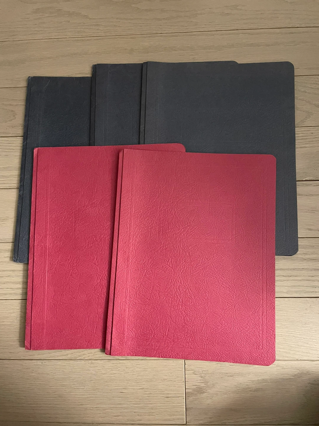 🆓 4 Blue, 2 Red duotangs