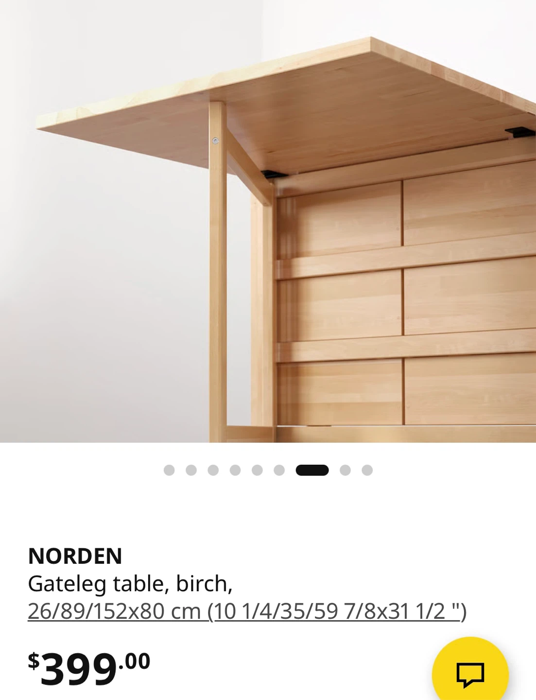 IKEA NORDEN Gateleg Table - photo 4