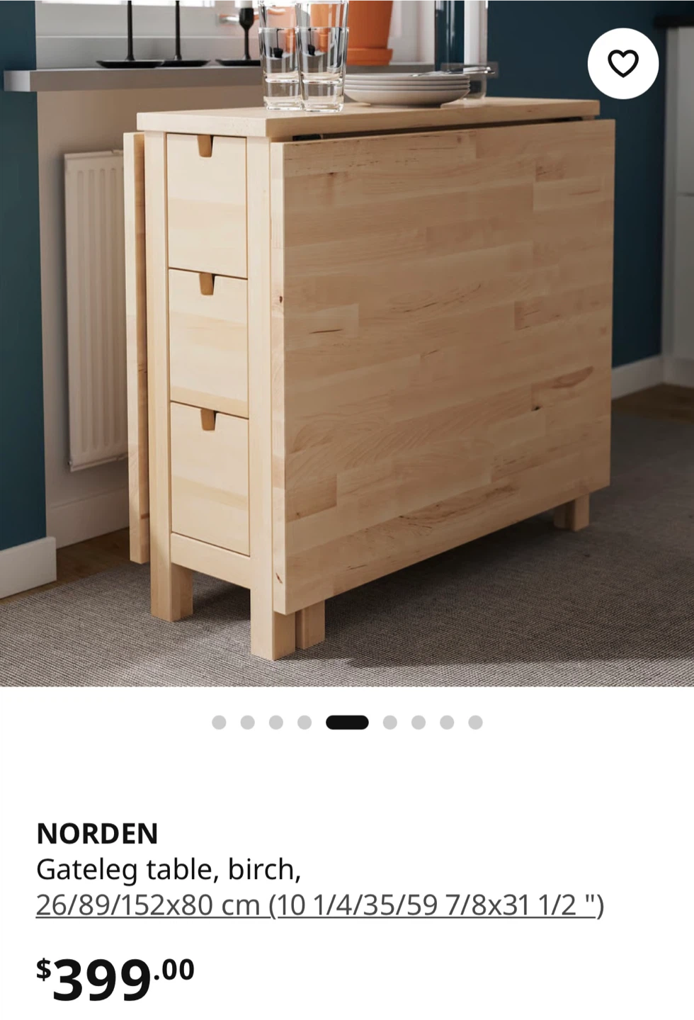 IKEA NORDEN Gateleg Table - photo 2